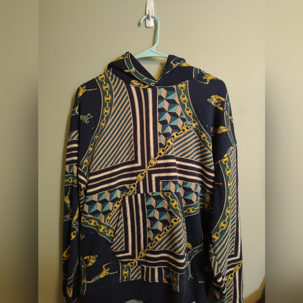 Lacoste LIVE Scarf Print Hoodie